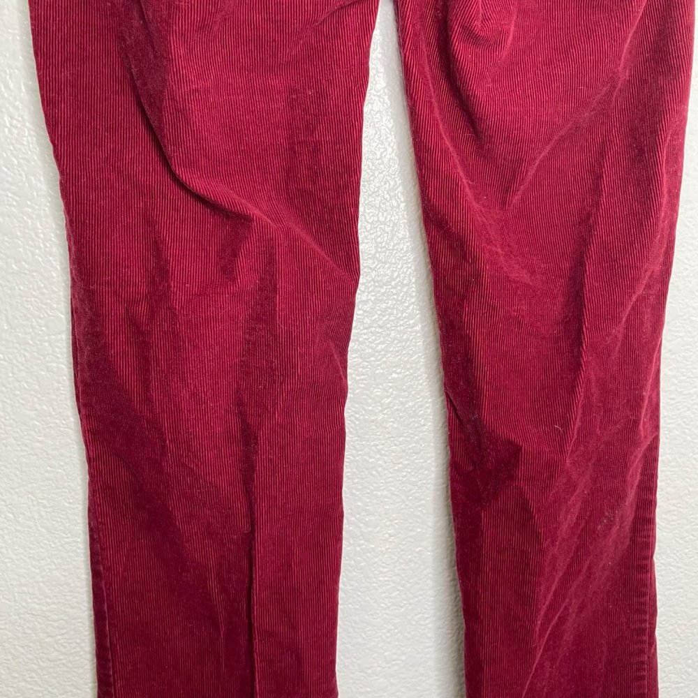 J.Crew Women's Size 0R Red Corduroy Bootcut Pants - Picture 12 of 14